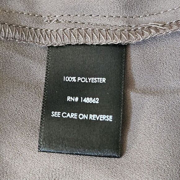 Torrid Women 3 Harper Georgette Pullover Roll Up Sleeve Blouse Semi-Sheer Top - Picture 11 of 12